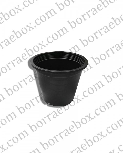 กระถางต้นไม้สีดำ