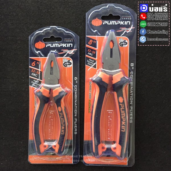 คีมปากจิ้กจก ขนาด 6 และ 8 นิ้ว (4) คีมปากจิ้กจก ขนาด 6 และ 8 นิ้ว (4)