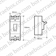 HI-TEK เซอร์กิตเบรคเกอร์ 2P-100A 1