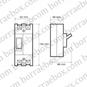 HI-TEK เซอร์กิตเบรคเกอร์ 2P-60A