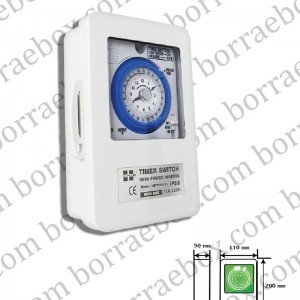 สวิทช์ตั้งเวลา 15A รุ่นมีไฟสำรอง 1