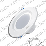 โคมดาวไลท์ LED ECO Series ขนาด 9W และ 18W แบบฝัง 1